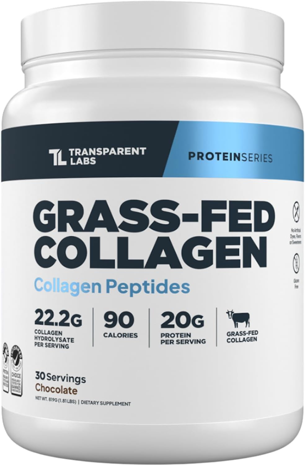 Transparent Labs Grass-Fed Whey Protein Isolate